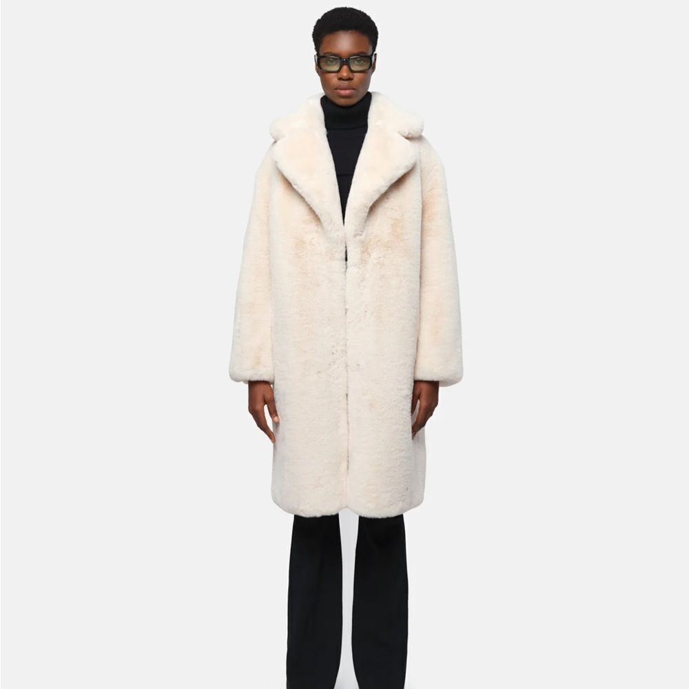 Apparis Mia Faux Fur Teddy Hooded Coat Sz XL NEW $445